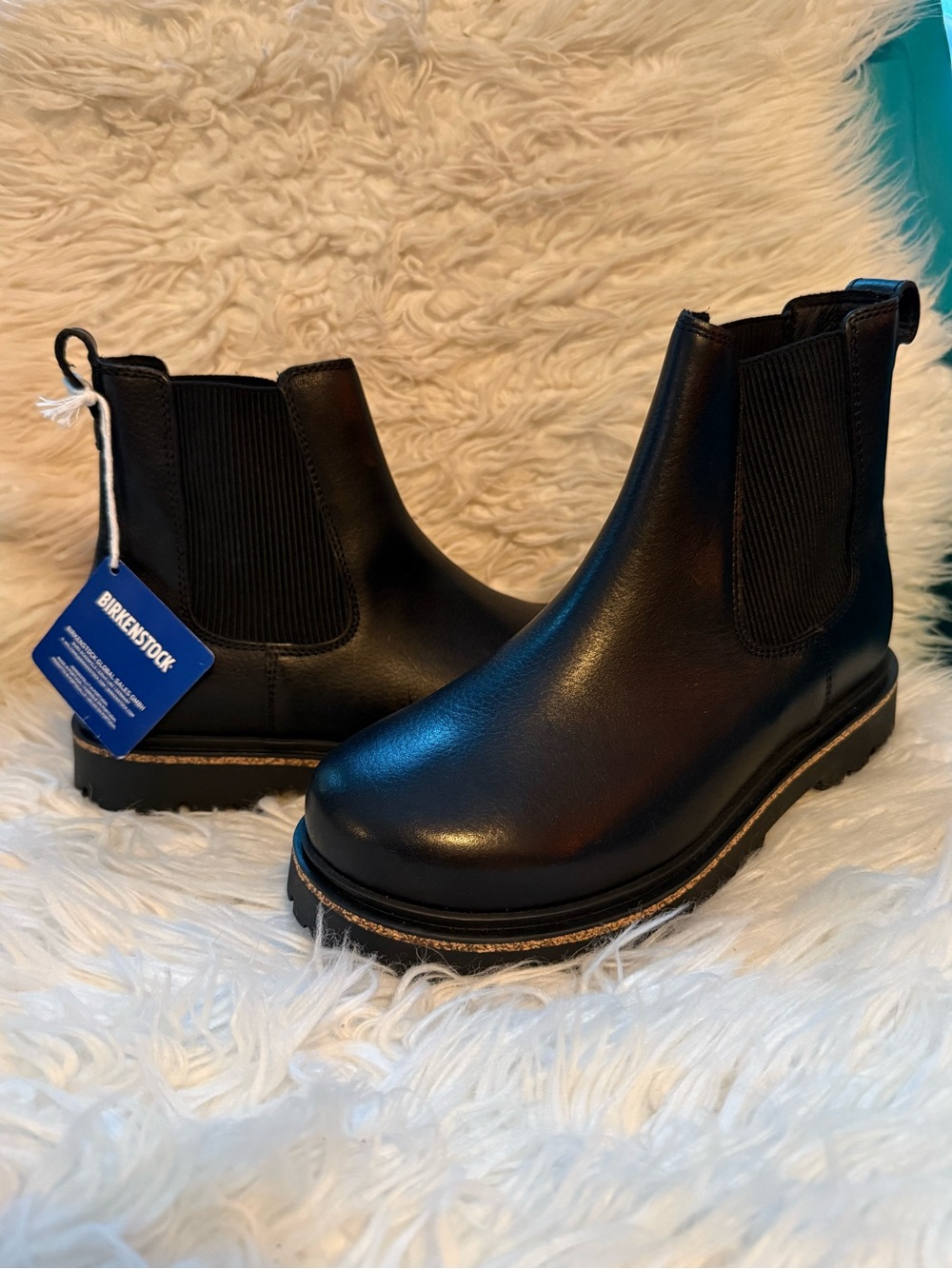 Birkenstock Black Leather Chelsea Boots - Picture 5 of 8